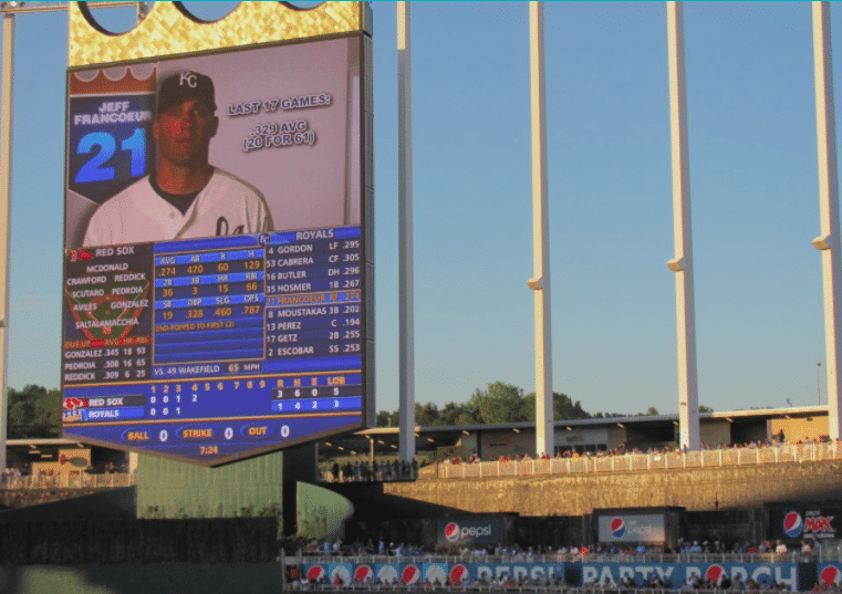 Kansas City Royals Mascot Sluggerrr Bobblehead Giveaway